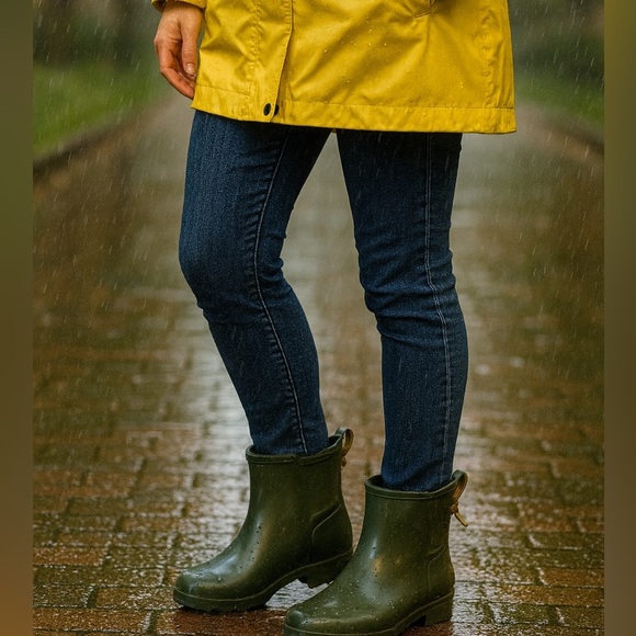 Sperry Women’s Walker Turf Rain Boots – Army Green (Size 8M) - Picture 2 of 9